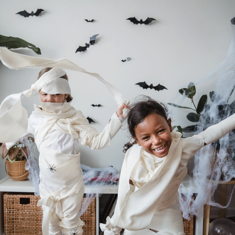 Kids at Halloween