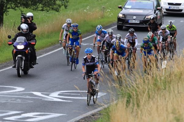 Emma Pooley (Garmin-Cervelo) leads on "Hankaberg"