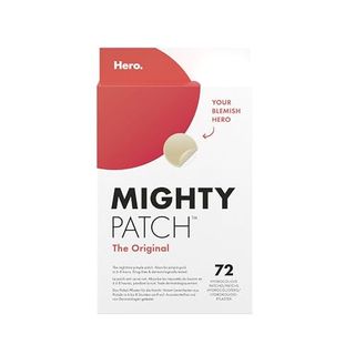 Mighty Patch Original Spot Patches by Hero Cosmetics, Day & Night Time Acne Treatment, Clear Spot Remover Hydrocolloid Patches, Anti Acne Dots, Spot Treatment Pimple Stickers - 72 Pimple Patches