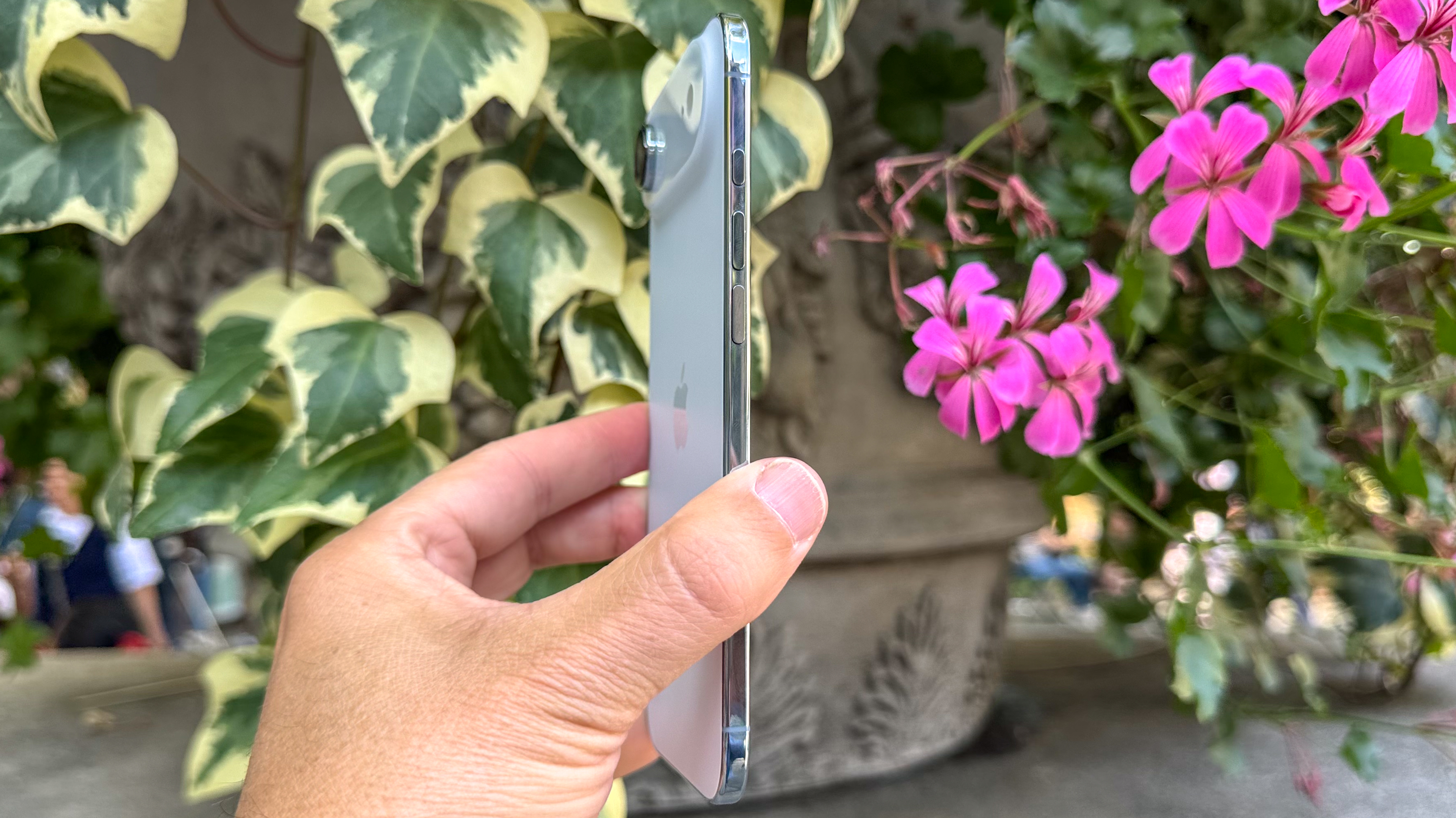 iPhone Air shown in hand