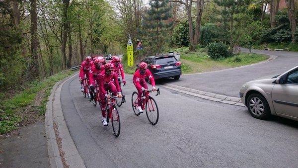 Katusha on the C&ocirc;te de La Roche aux Faucons