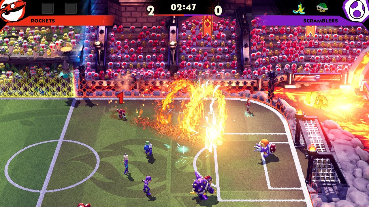 Mario hyper strike Mario Strikers: Battle League