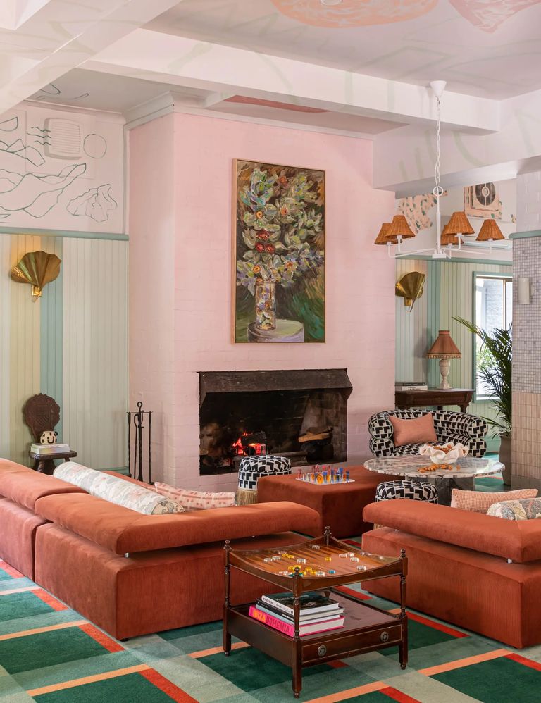 10 Pink and Green Living Room Ideas, Statement and Subtle | Livingetc