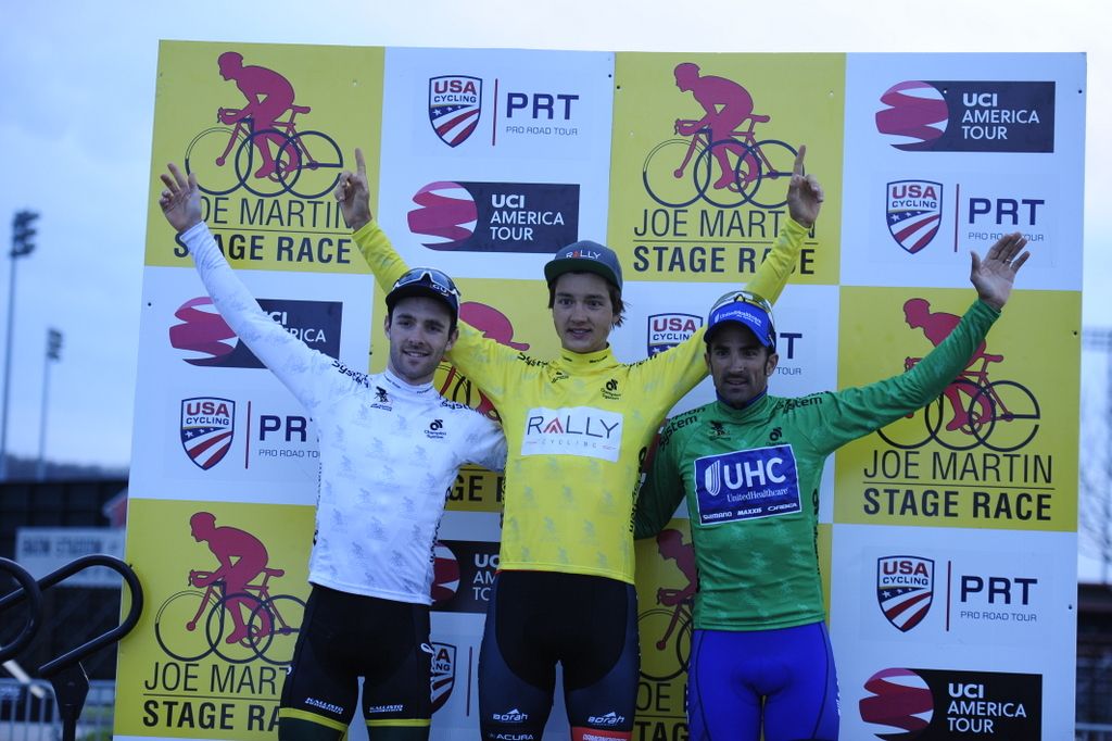 The classification leaders after stage 3