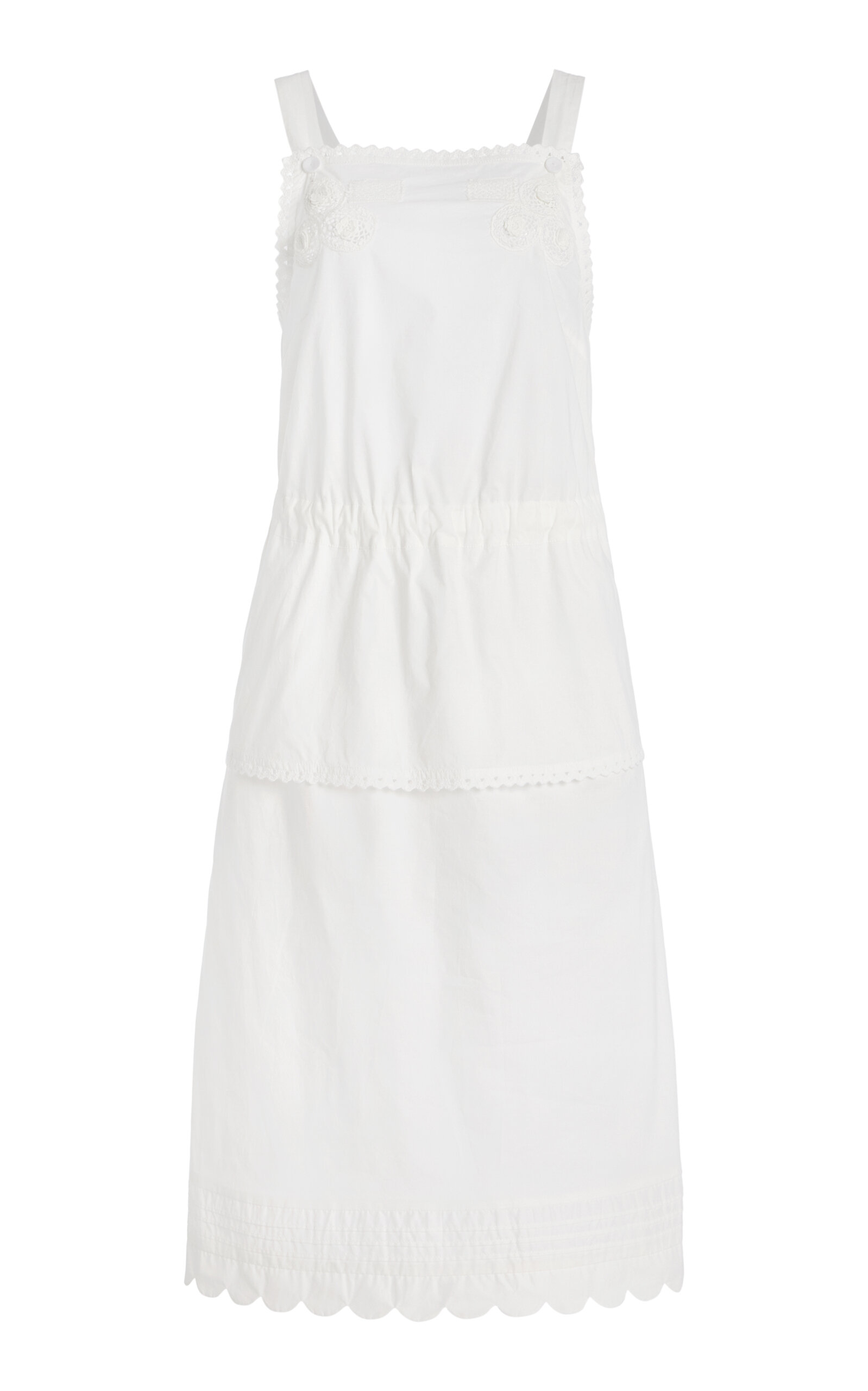Kirsten Embroidered Cotton Midi Dress