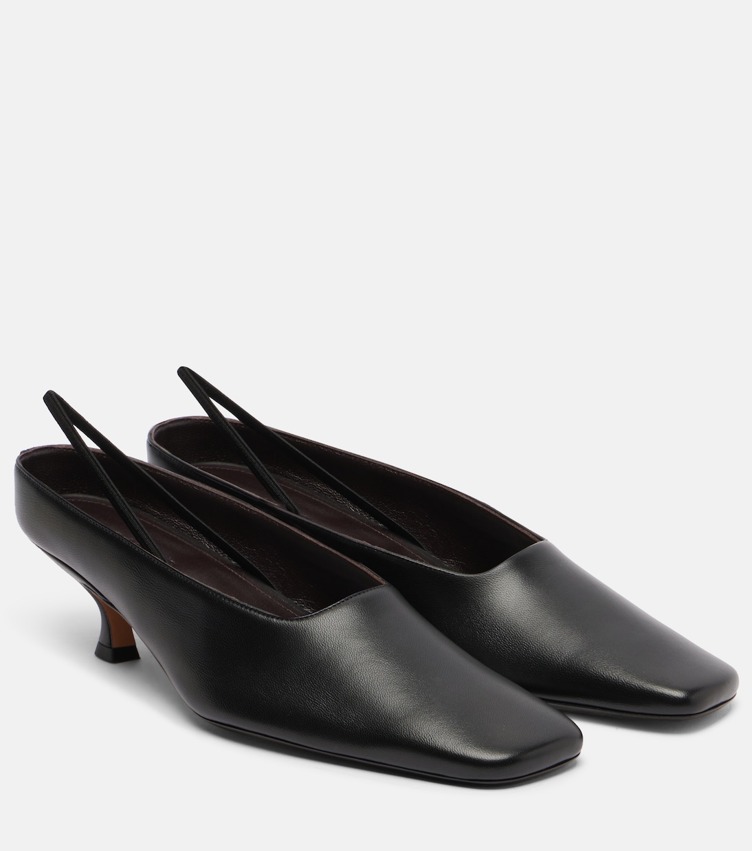Anna Leather Slingback Pumps