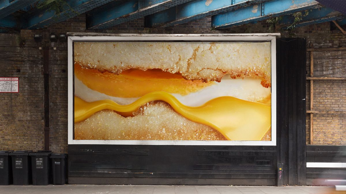 McDonald's adverts showing breakfast items and no longer on billboards
