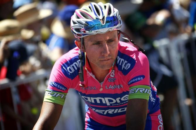 Matthew Lloyd (Lampre-Merida) at the 2013 Tour Down Under.
