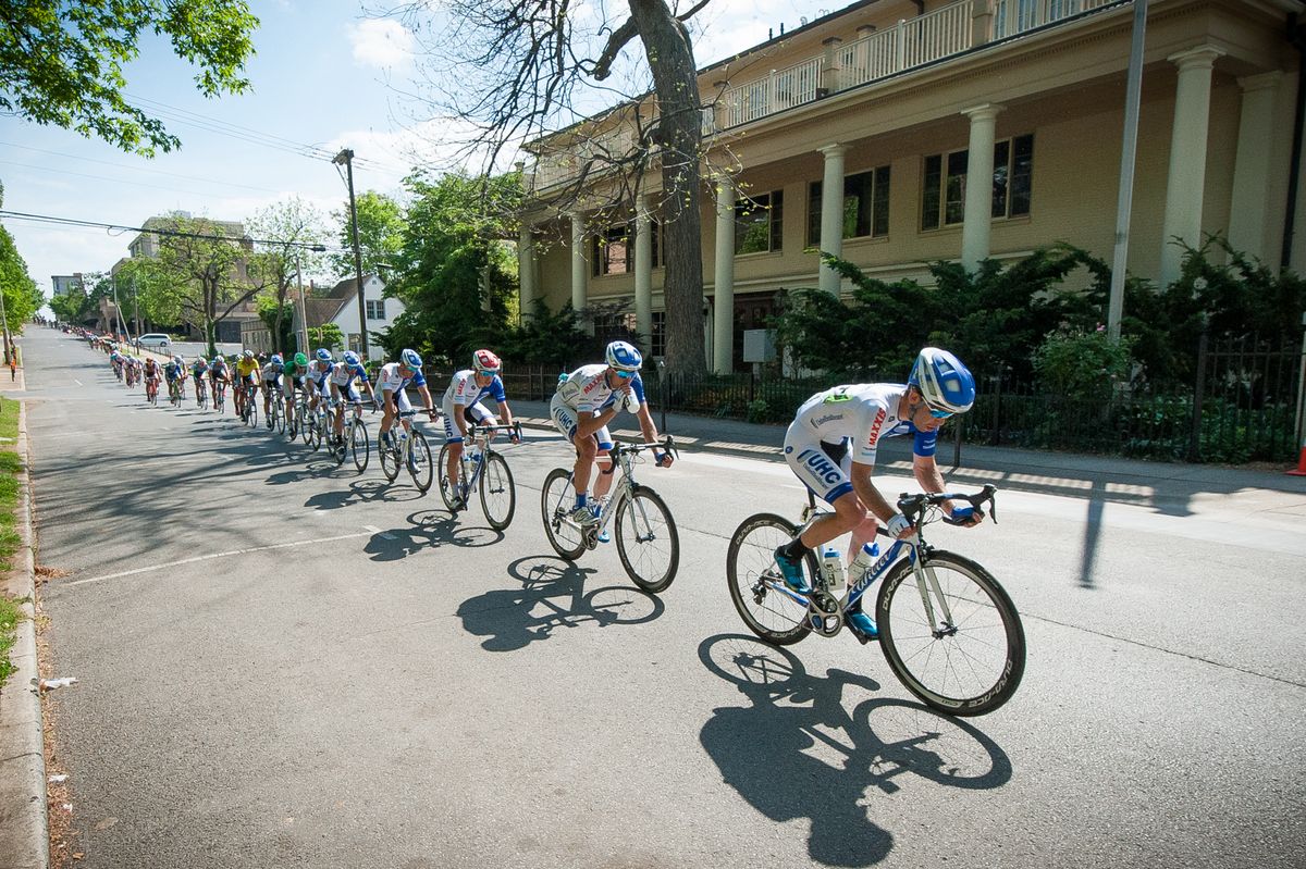 UHC spent the majority of the race on the front