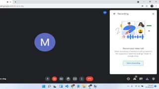 How to record a Google Meet call