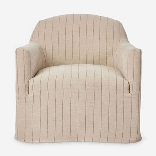 Lowell Slipcover Swivel Chair by Amber Lewis x Four Hands