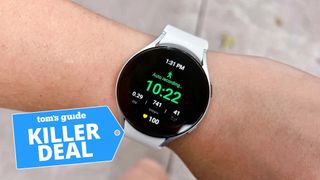 Samsung Galaxy Watch 5 with a Tom's Guide deal tag