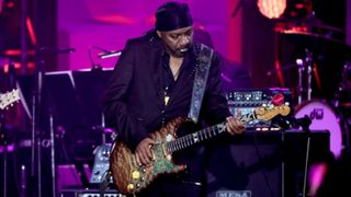 Inductee Ernie Isley, of The Isley Brothers, performs onstage at the Songwriters Hall of Fame 51st Annual Induction and Awards Gala