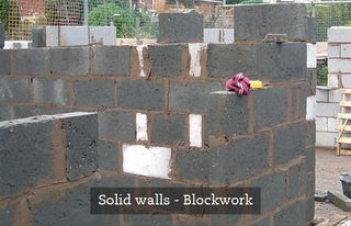 Blockwork internal walls
