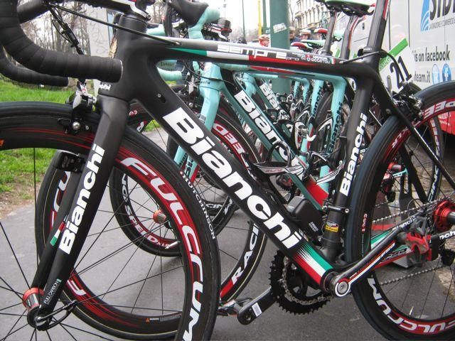 Androni Giocattoli's Bianchi bikes