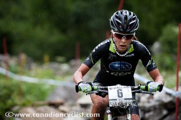 Emily Batty (Subaru - Trek) put in a podium quality ride