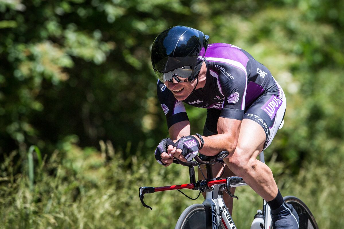 Michael Olheiser (Lupus) had a great fifth place ride today