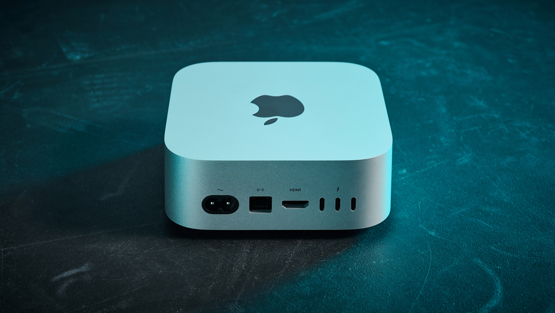 The back panel of the Apple Mac Mini M4