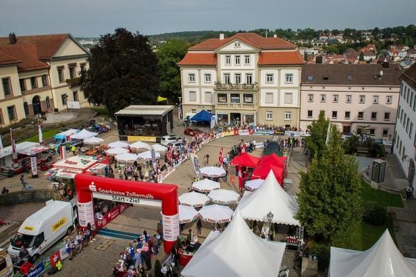 A view of the Hechingen Schloss Platz
