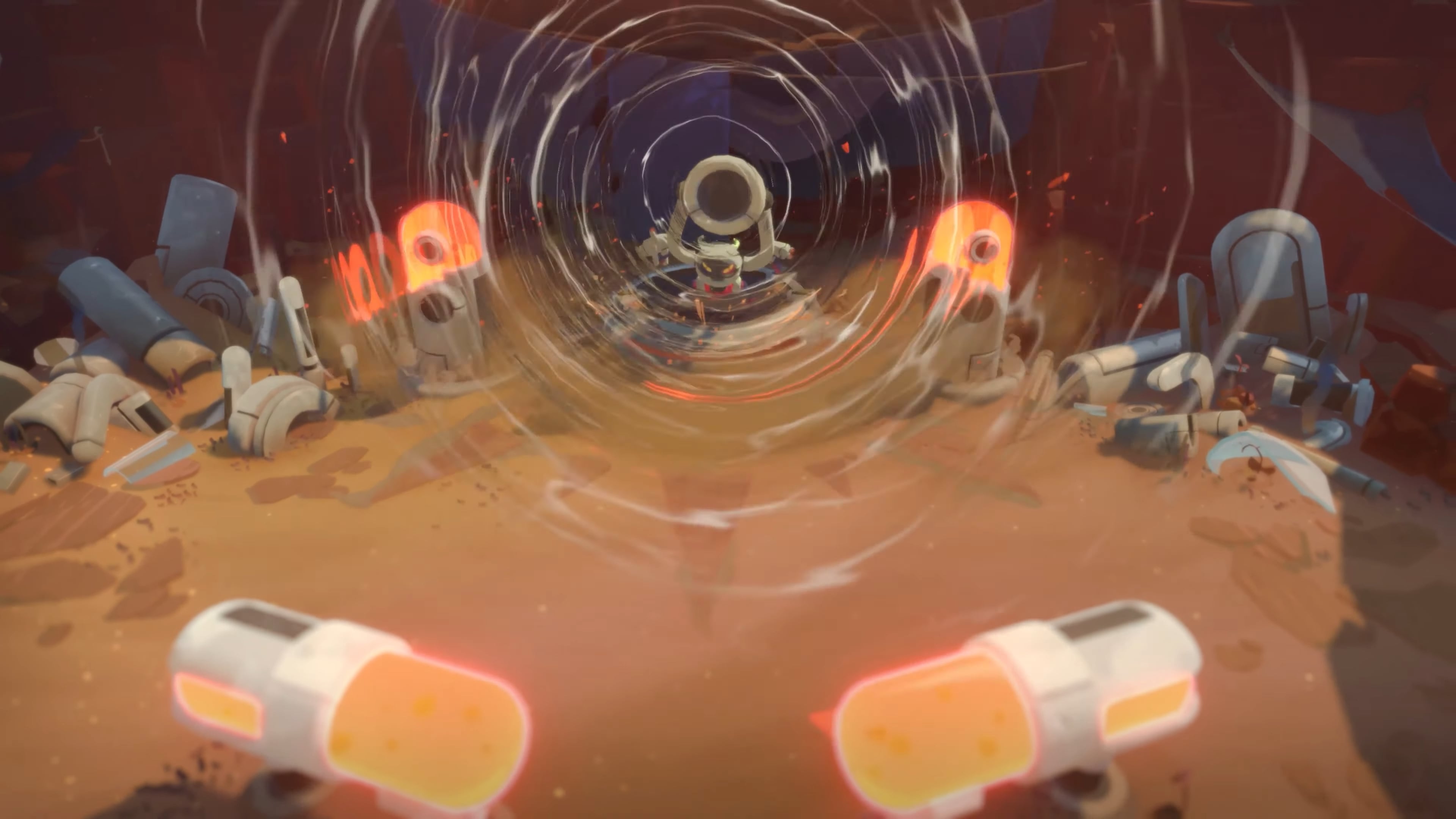 Moonlighter 2 screenshot of the first boss.