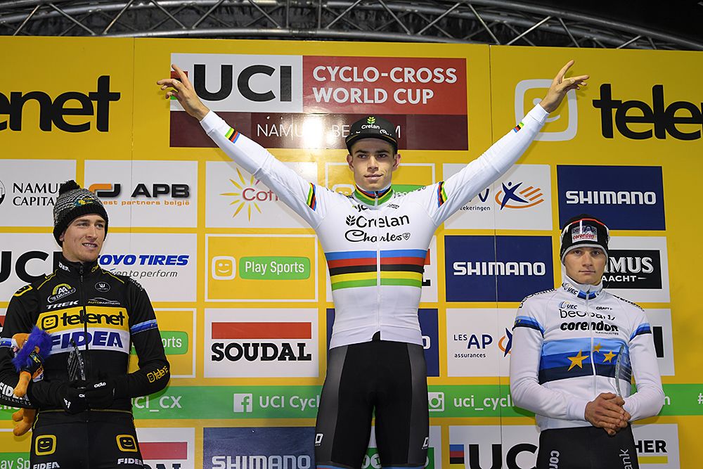Wout Van Aert wins World Cup in Namur