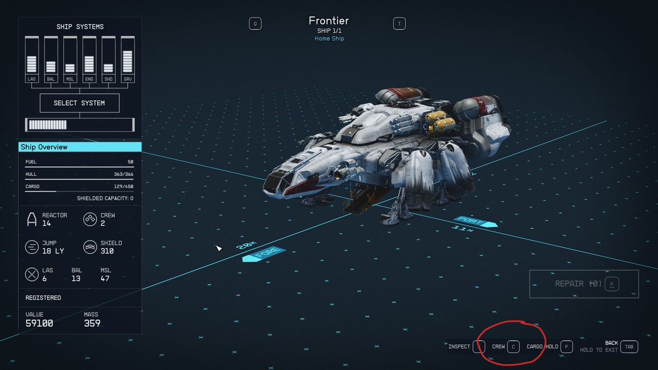 Starfield how to assign crew