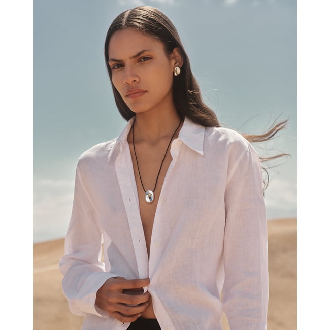 Sterling Silver Aria Cord Necklace