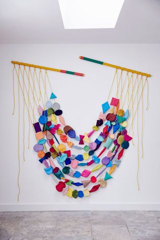 Anna Ray, Capture, textile wall piece, part of the most innovative textile artists