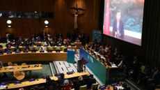 Chinese President Xi Jinping addresses United Nations climate summit via video link