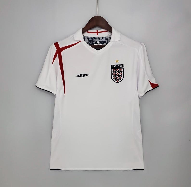 2006 Retro England Home Shirt - Short Sleeve - All Sizes