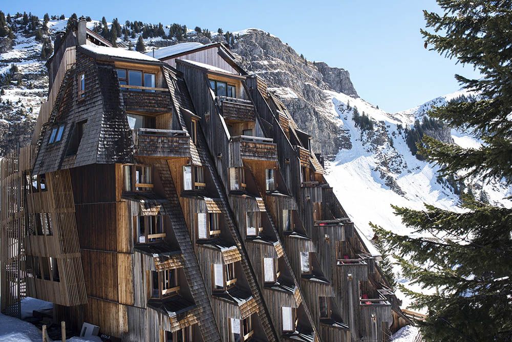 Hôtel des Dromonts in Avoriaz, France.