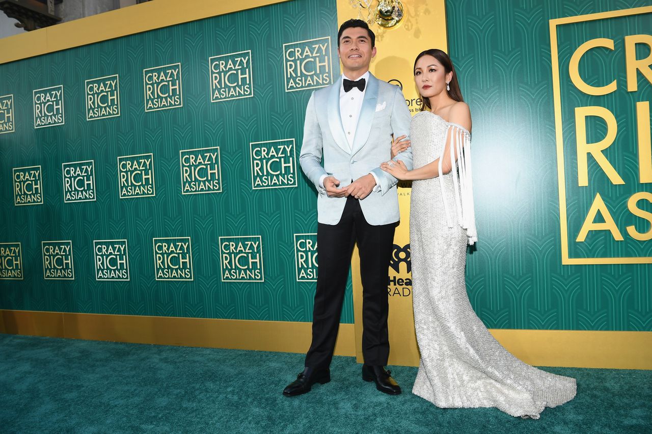 Henry Golding and Constance Wu.