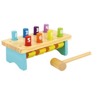Wooden Tooky Toy Wooden Knock Bench