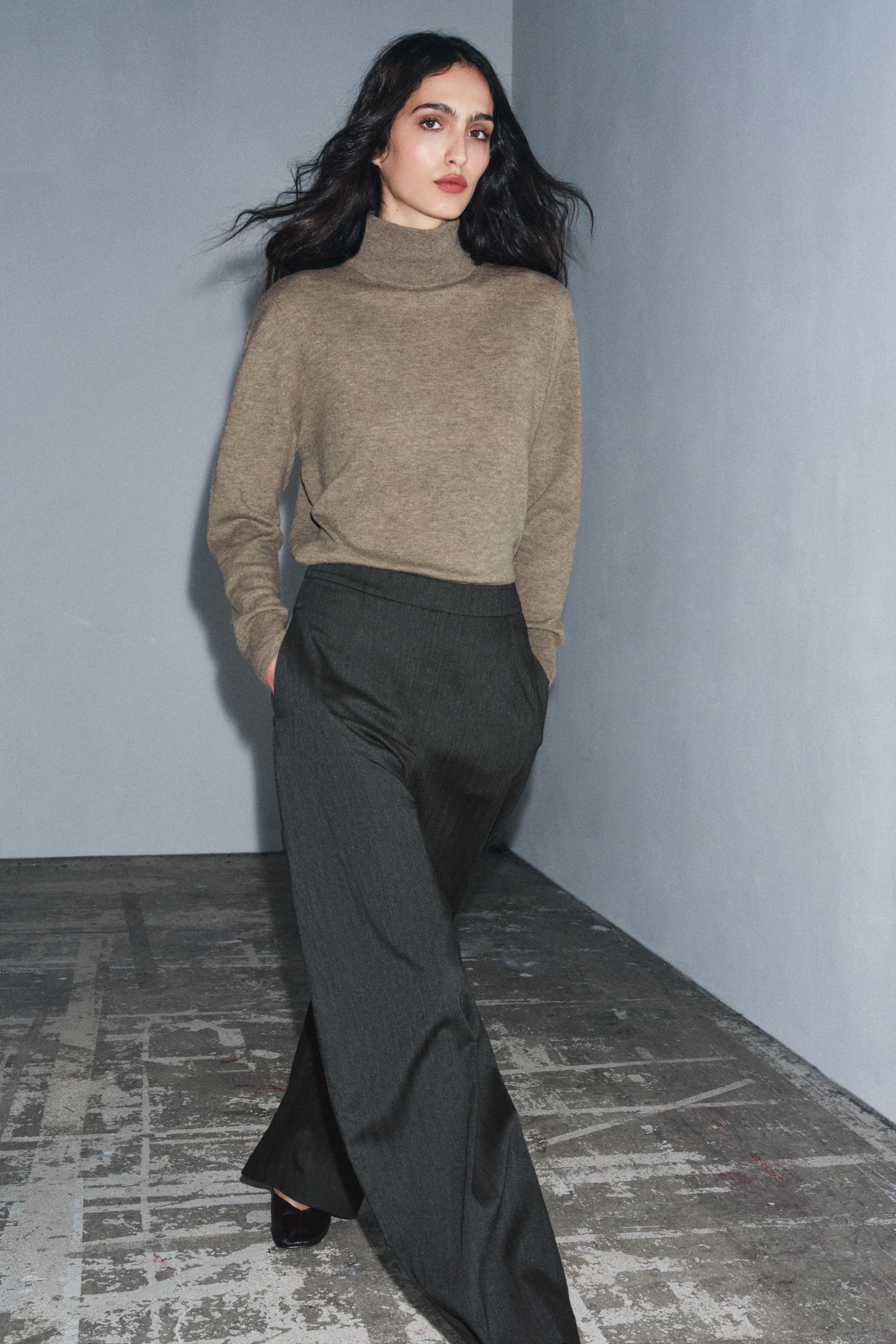 Zw Collection Textured Balloon Trousers