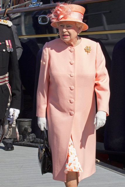 The Queen and the Duke Of Edinburgh visit Cowes on the Isle Of Wight