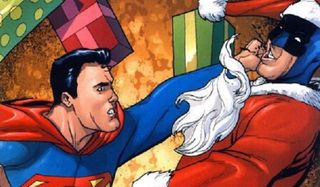 Superman Bat Santa Superman: Yes, Tyrone, There Is A Santa Claus DC