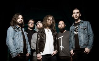 The SikTh line-up who recorded Death Of A Dead Day. Justin Hill (left) has since left the band and has been replaced by Joe Rosser.