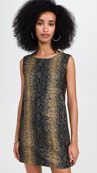 Norma Kamali Sleeveless Tailored Mini Dress