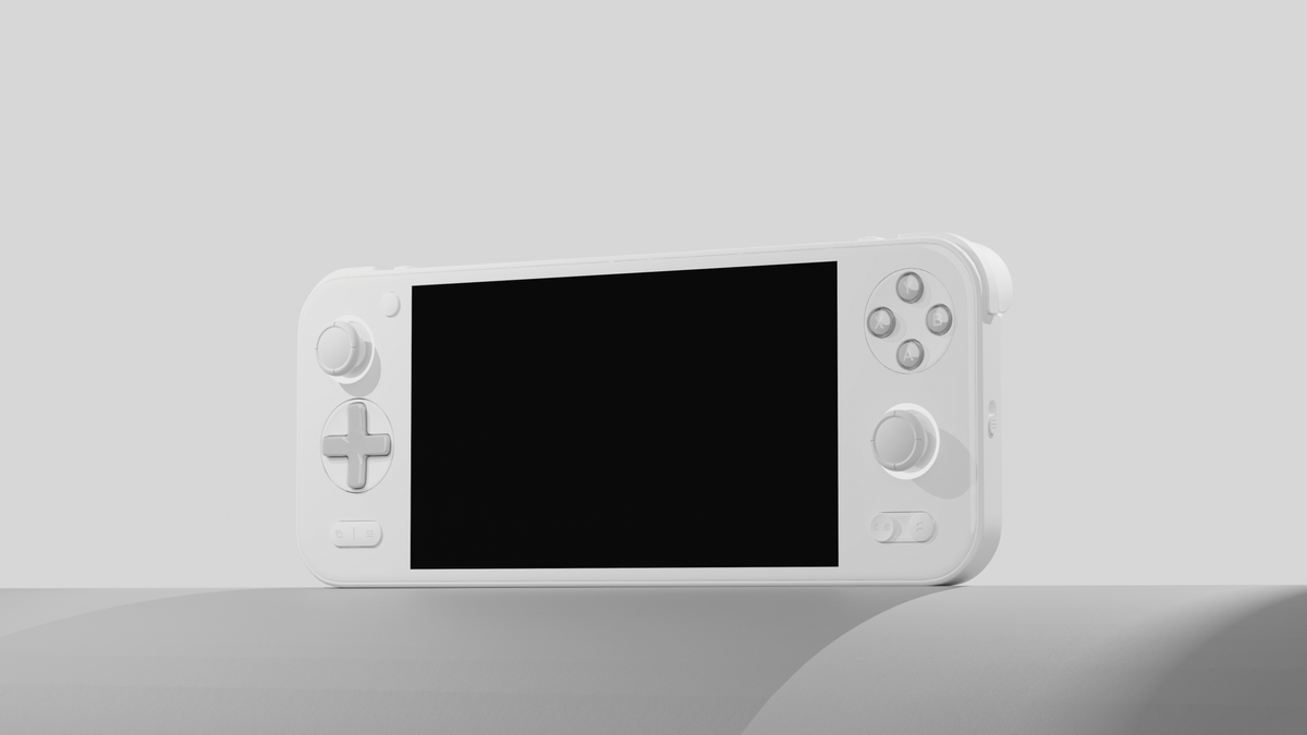 Ayaneo Pocket S in white render front