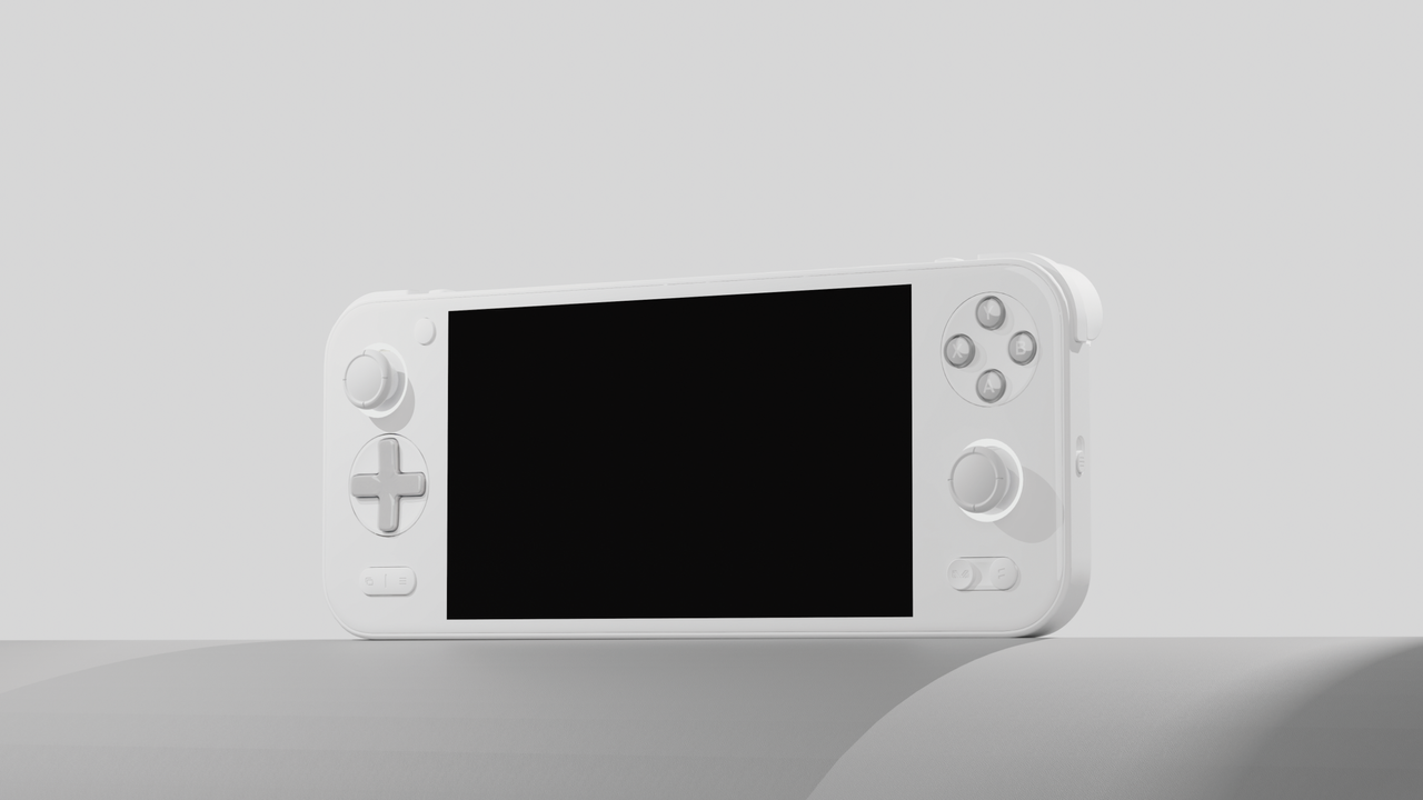Ayaneo Pocket S in white render front