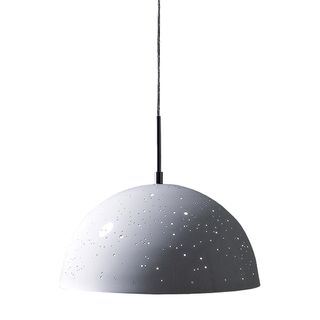 starry pedant light with blue colour having celestial constellations on body with led lights