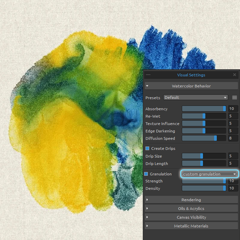 Rebelle 8 granulation