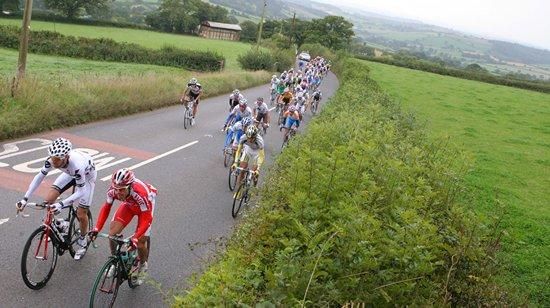 The main field on the ascent of Cadbury Hill.