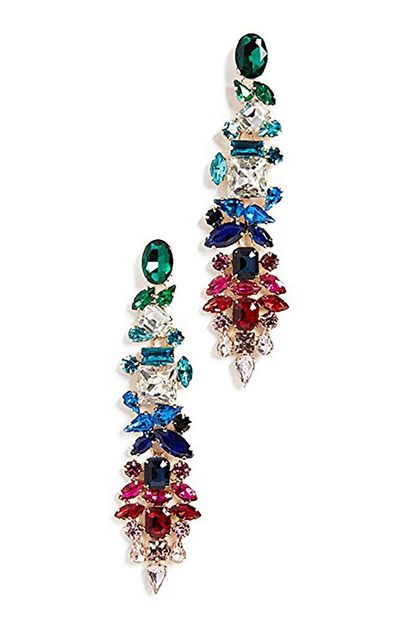 Stella + Ruby Rainbow Statement Earrings