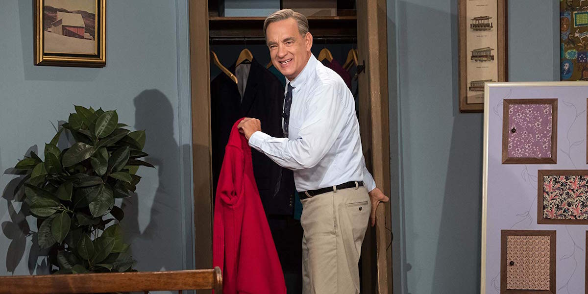 Tom Hanks as Mister Rogers in A Beautiful Day in the Neighborhood