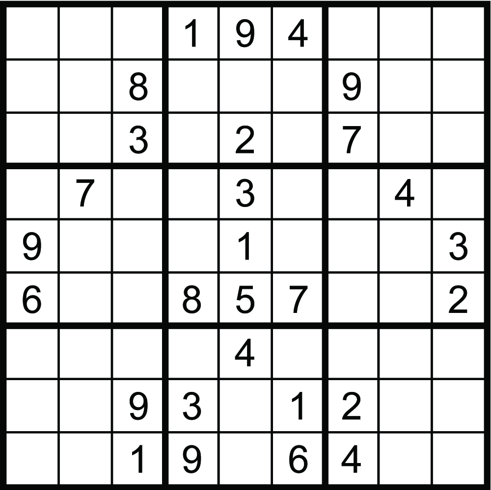 Sudoku puzzle
