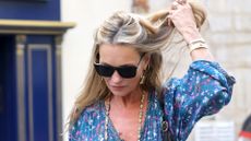 Kate Moss at Paris Fashion Week on March 03, 2026 in France