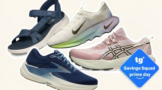 Walking shoes and sandals from Skechers, Brooks, Nike and Asics
