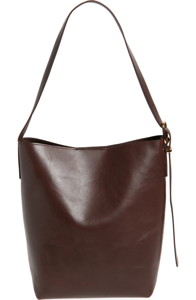 The Medium Essential Leather Bucket Tote