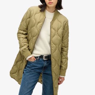 Quilted Lightweight Relaxed Coat